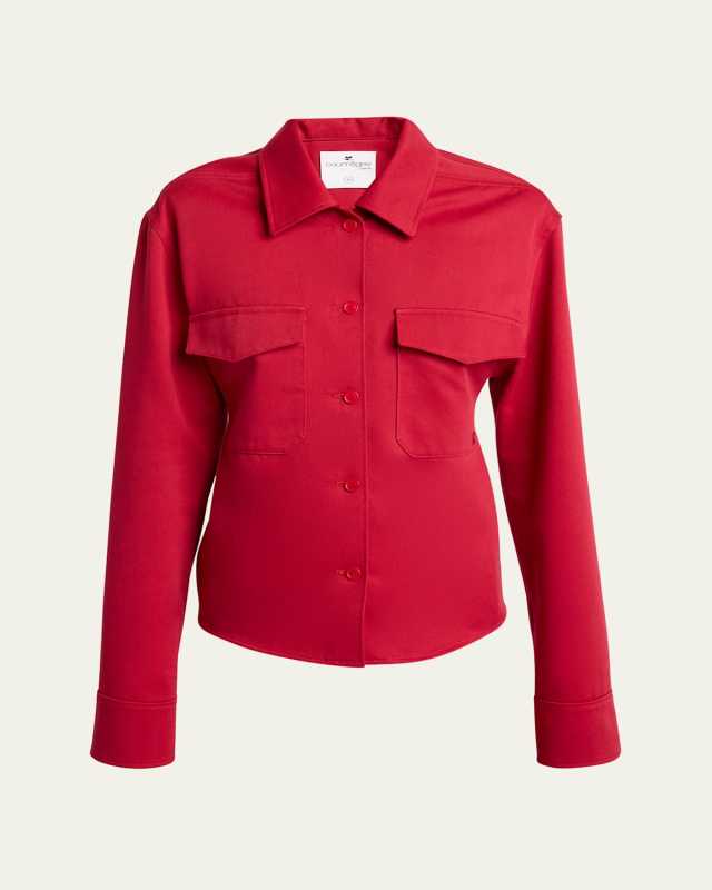 Utility Button Down Cotton Shirt